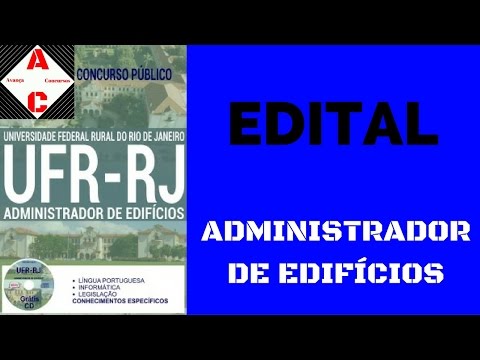 Edital Concurso UFR-RJ 2016 - Administrador de Edifícios