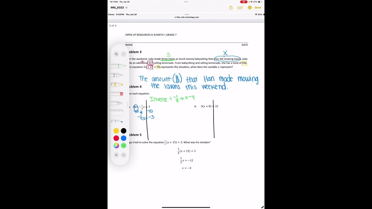 Math Unit 6 Study Guide Review