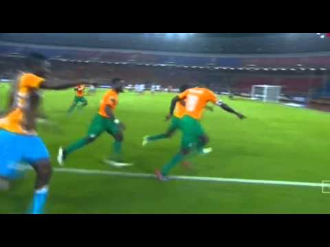 Yaya toure amazing goal canon DR Congo - Ivory Coast (1-3) - Semi-finale CAF 2015