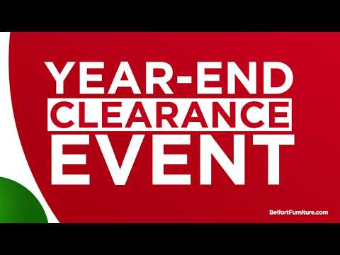 Belfort Furniture Year End Clearance Event
