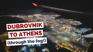 Flying from Dubrovnik to Athens Travel Vlog