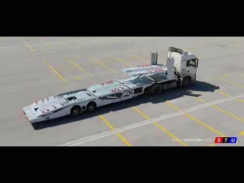 6 Car Transporter Trailer - Deck Height Arrangeable Car Carrier