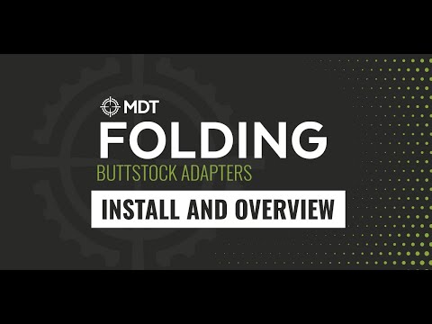 MDT Folding Buttstock Adapter Installation and Overview