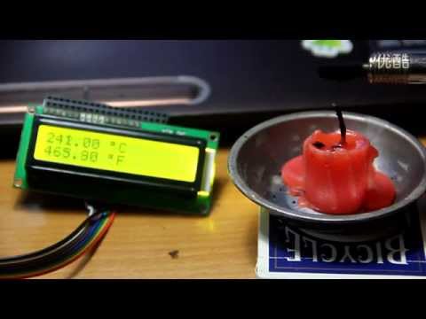K-Type Thermocouple Module Max6675 video