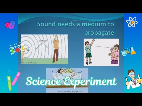 Sound needs a medium for its propagation | Science experiment | 😊