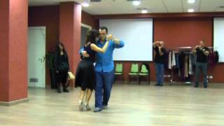 Esteban Moreno e Claudia Codega - stage milonga, Bari 2011