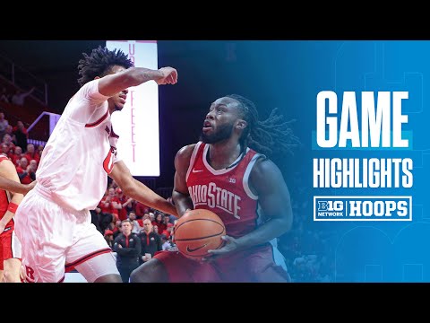 Ohio State vs. Rutgers | HIGHLIGHTS | Big Ten Men's Basketball | 01/02/26