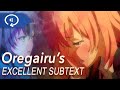 Oregairu S Genuine Scene Subtext To Text And Beyond
