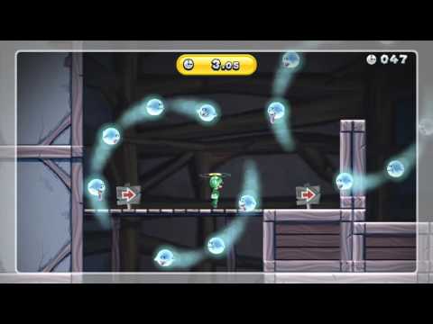 New Super Mario Bros. U Herausforderungen - Propeller-Einsatz im Buu-Huu-Haus