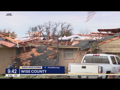 Storm rips roof off home in Decatur
