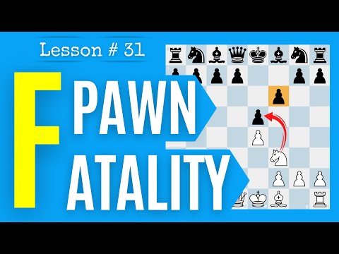 Chess lesson # 31: The “F” pawn is a fatal mistake | Damiano defense | Chess opening the right way