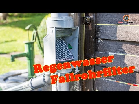 Regenwasserfilter / Fallrohrfilter verbessern