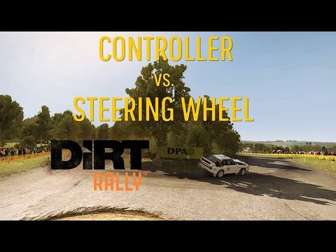 DiRT Rally - Controller vs. Steering wheel - Pros & Cons