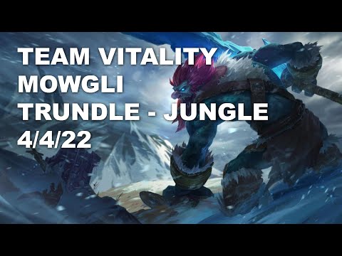 Team Vitality Mowgli Jungle Trundle vs Zac - KR Challenger Rank Game