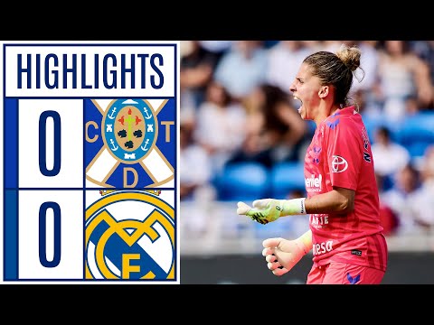 COSTA ADEJE TENERIFE 0 - 0 REAL MADRID CF | RESUMEN LIGA F MOEVE
