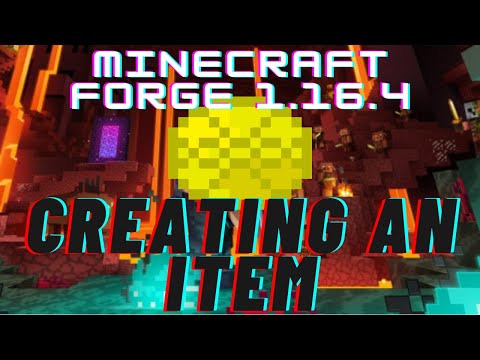 TurtyWurty - Creating an Item - Minecraft Forge 1.16.4 Modding Tutorial