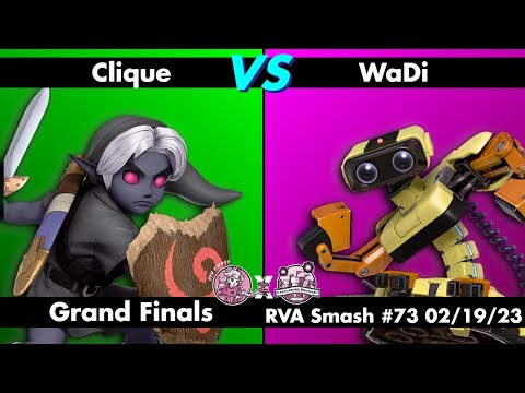 RVA Smash #73: Clique (Young Link) vs WaDi [L] (Mewtwo/R.O.B.) | GRAND FINALS | 68 Entrants | SSBU
