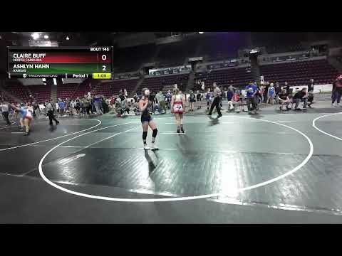 122 Lbs Champ. Round 2 - Ashlyn Hahn, Kansas Vs Claire Buff, North Carolina 0594