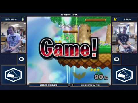 S@PS 29 Melee Singles - John Cena (Falcon) vs Weezy (Pikachu/Falcon) - Winner's Bracket