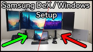 Samsung DeX and Windows setup in one.