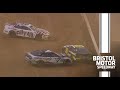 Corey LaJoie gets sideways, causes pile-up at Bristol Dirt | NASCAR