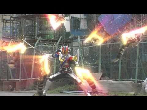 Thumbnail of the video: kamen riderXkamen riderXkamen rider the movie cho den-o trilogy