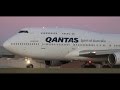 INTENSE LOUD SPOOL Qantas 747 438 ER DUSK Takeoff From Melbourne Airport VH OEH