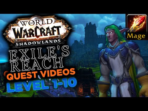New Exile's Reach Level 1-10 Experience (Mage) | Shadowlands Alpha| Blizzplanet