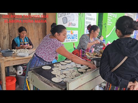 15 años de vender los ricos tayuyos en el mercado de Sacapulas #quiche ##Guatemala 