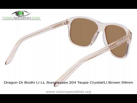 Dragon Dr Bodhi Ll LL Sunglasses 204 Taupe Crystal Ll Brown 59mm