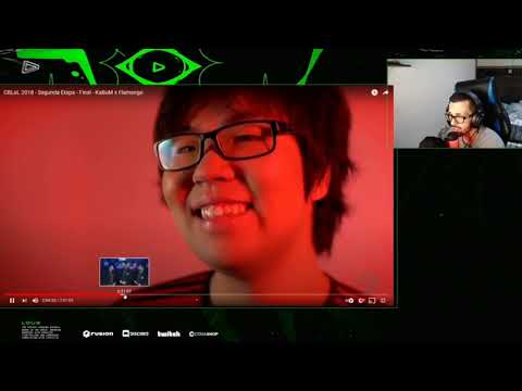 LOUD DYNQUEDO REAGINDO A FINAL DO CBLOL 2018 PARTE 01