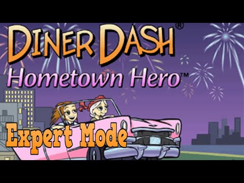 Diner Dash: Hometown Hero Playthrough - Expert Mode Level 1