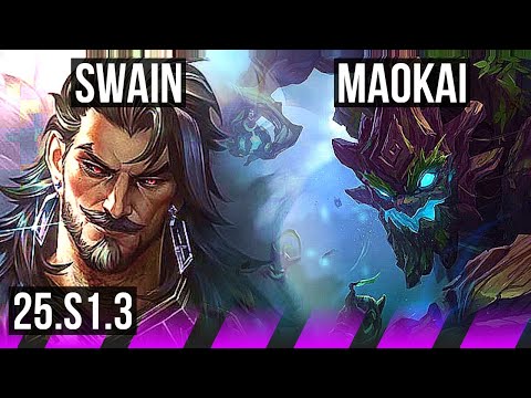 SWAIN & Nilah vs MAOKAI & Jhin (SUP) | NA Master | 25.S1.3