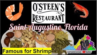 Osteen’s Restaurant Review | Famous Fried Shrimp | St. Augustine, Florida