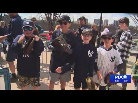 Opening day excitement at Yankee Stadium