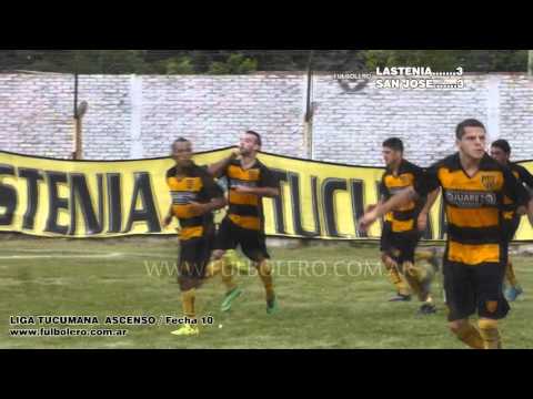 LIGA TUCUMANA: Lastenia 3 - San José 3 (Fecha 10 - Fase 2)