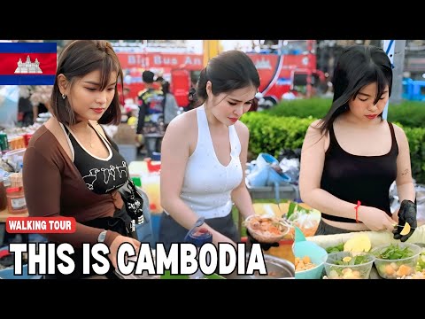 Beautiful Cambodia Walking Tour: Living Like A Local, Street Food & Most Popular Place in Phnom Penh