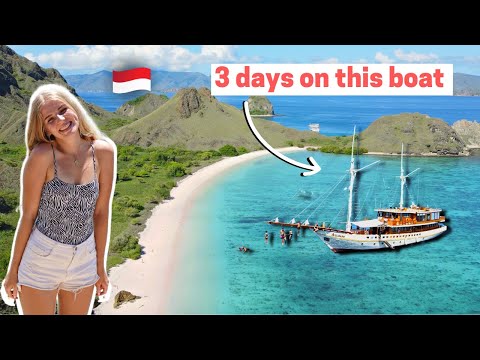 Sailing around KOMODO Islands, Pink beach & National Park Flores - Vlog #17 - Janine Freuling