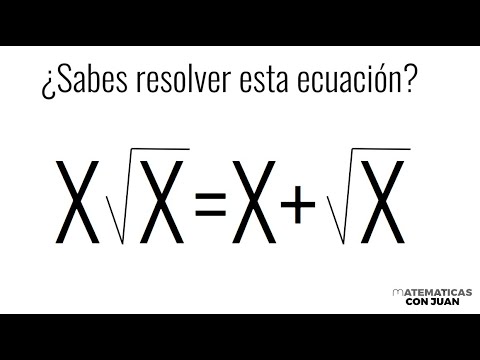 ECUACIÓN CON RAÍCES CUADRADA. ¿Sabes resolverla? Matemáticas Básicas