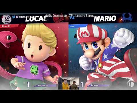 Yayzors (Lucas) vs. Duwang (Link, Mario) - WGA Colosseum #9 - Losers Semis