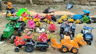 अरे बच्चों हमारे tractor ने तो सांप के अंडे चोरी कर लिए सांप ने किया हमला !! Vikas toys 111