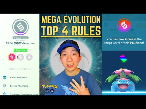 HOW MEGA EVOLUTION AND MEGA LEVELS WORK IN POKEMON GO 2022 *Top 4 Rules Explained*