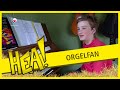 HEA! David is 12 en speelt kerkorgel