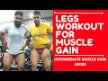 Legs workout for muscle gain | intermediate muscle gain series | rahul fitness official