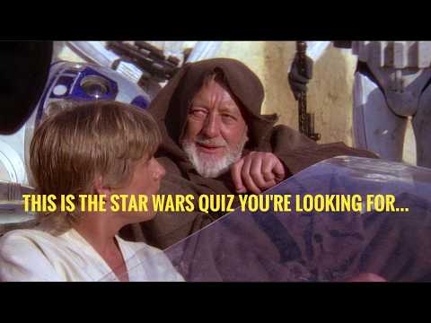 Pop Culture Quizzes - Star Wars - Part 1