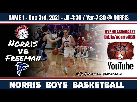 Norris Boys Basketball vs Freeman, 12-3-2021