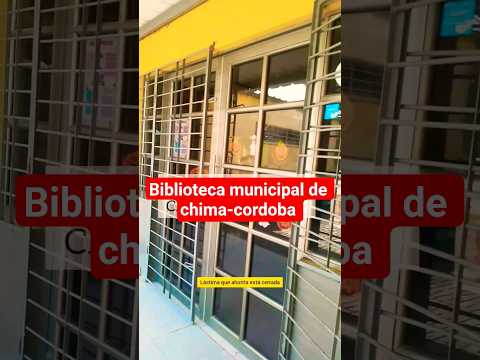 biblioteca municipal de chima cordoba😁 #deviajadaconprada #paseandoconprada #travesia