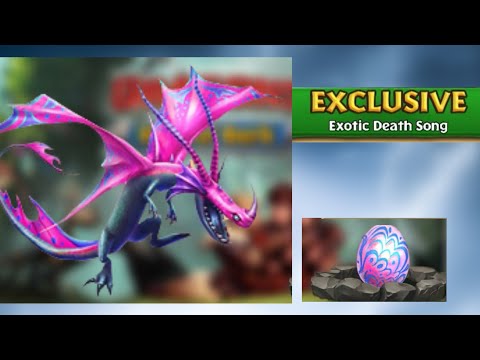 Exotic Death Song Dragon 😁 got from the Daily rewards #riseofberk #howtotrainyourdragon