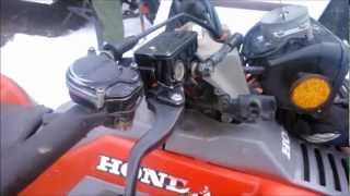 preview picture of video 'fixing steering bushing on my honda 350'