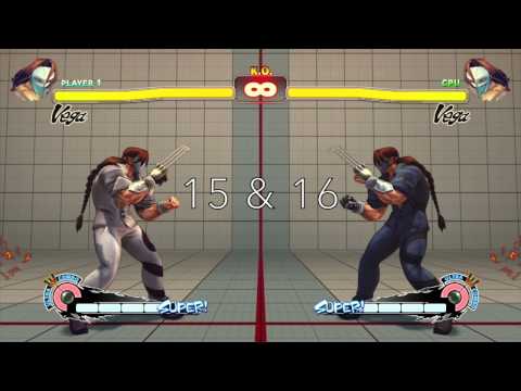 USFIV - Vega's Summer Vacation Costume: All Colors (Numbered)